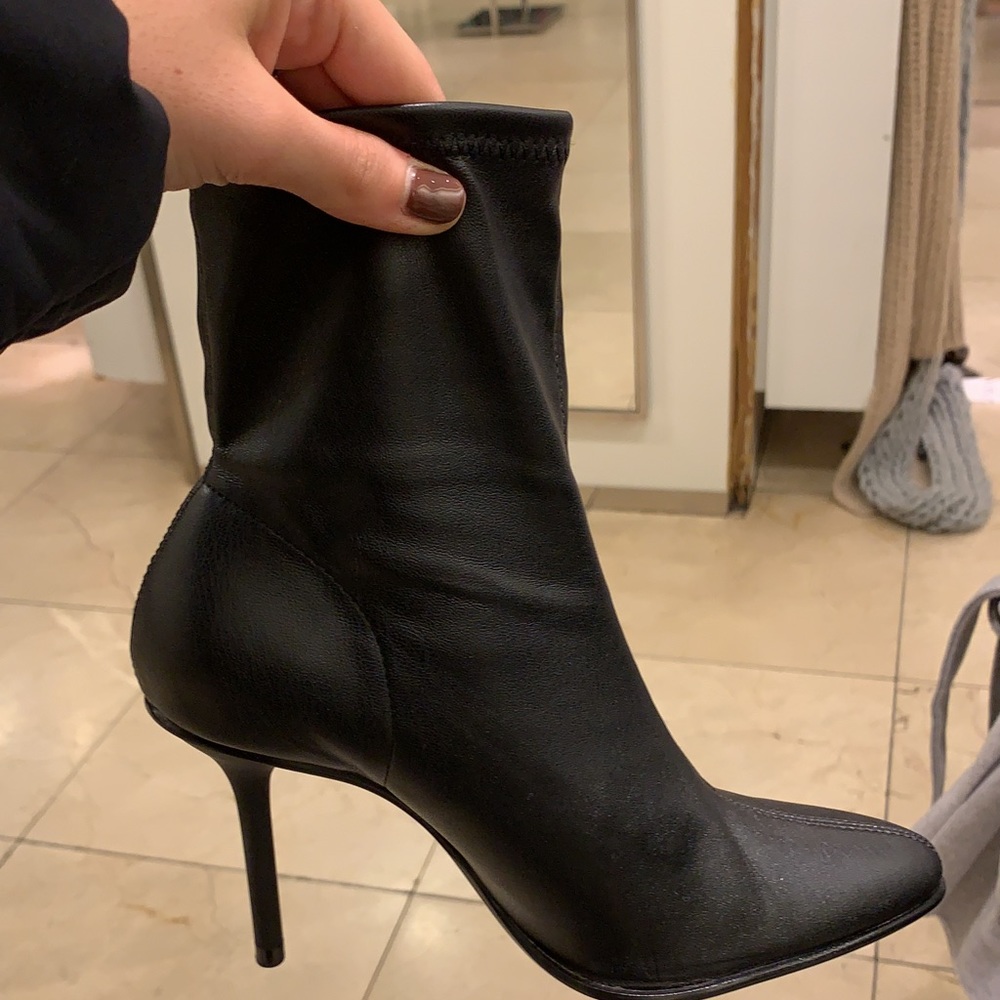 Zara black heels shoes
